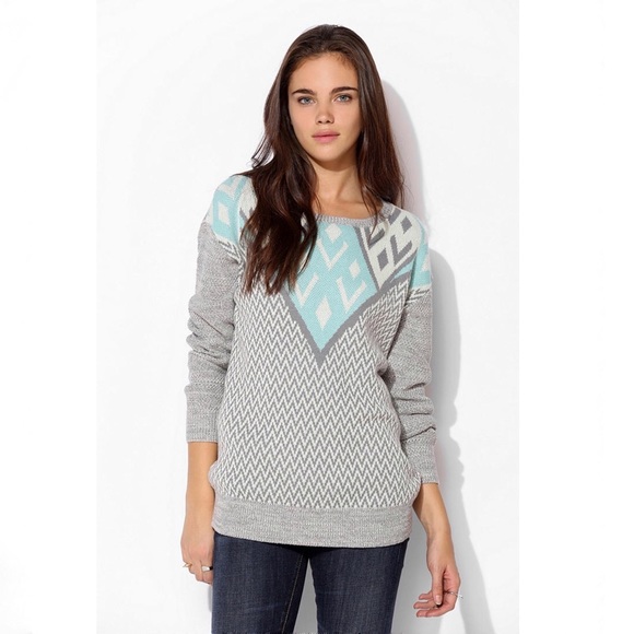 Urban Outfitters Sweaters - UO Ecote Intarsia Pullover Sweater